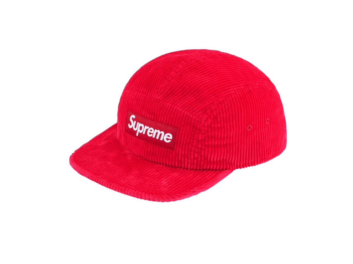 Supreme Corduroy Camp Cap Red (FW24) Shop Authentic at SASOM