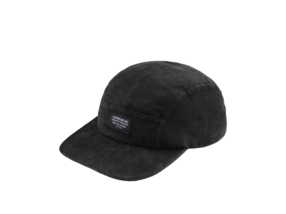 Supreme Corduroy Pocket Camp Cap Black Buy Supreme Corduroy Pocket