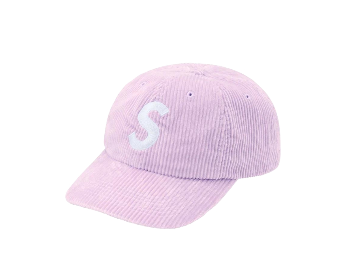 Supreme Corduroy S Logo 6 Panel Light Purple (FW24) | ของแท้
