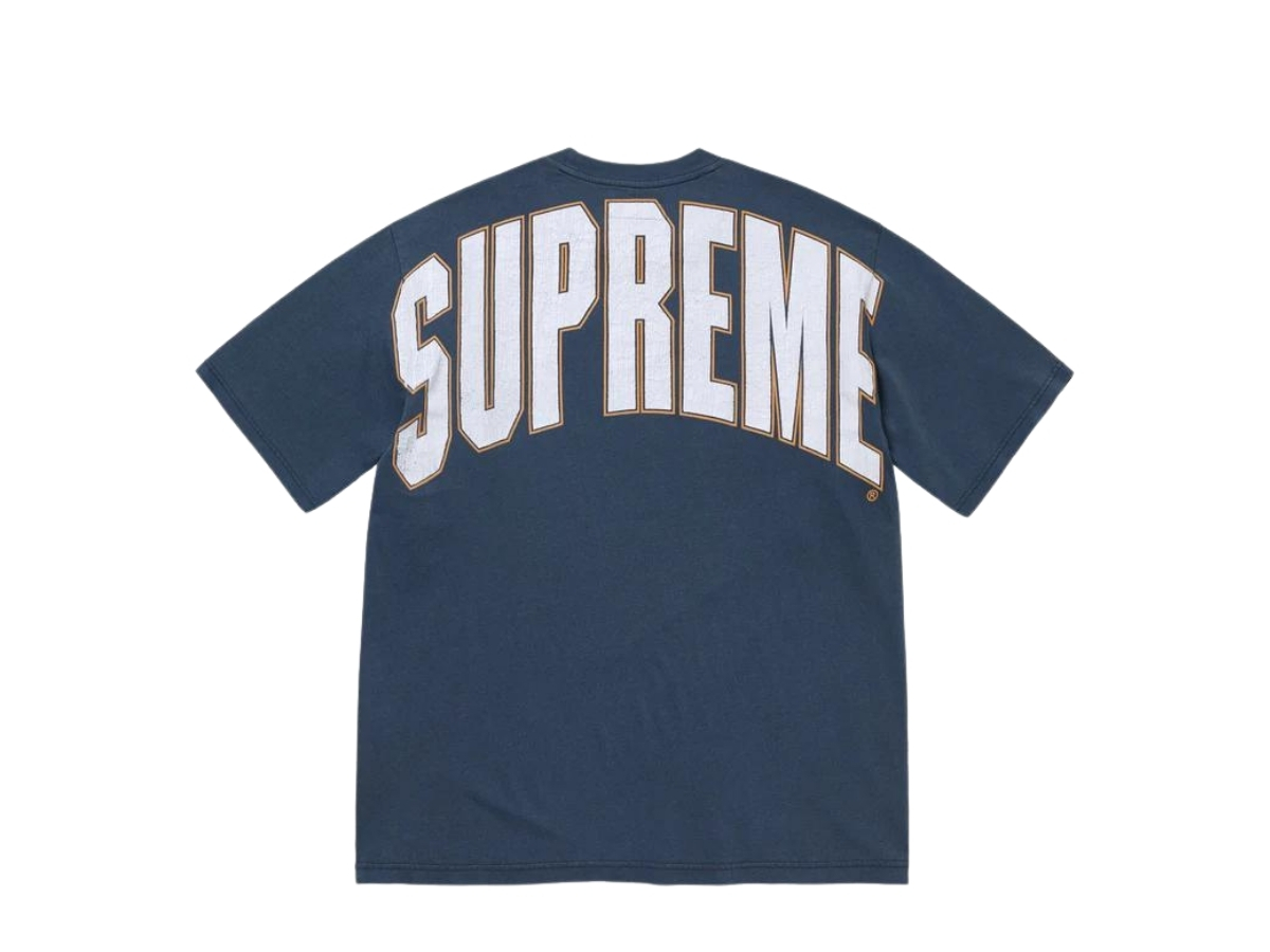 Supreme Overprint Knowledge S/S Top ネイビー Supreme Overprint Knowledge S S Top (SS24) - $88