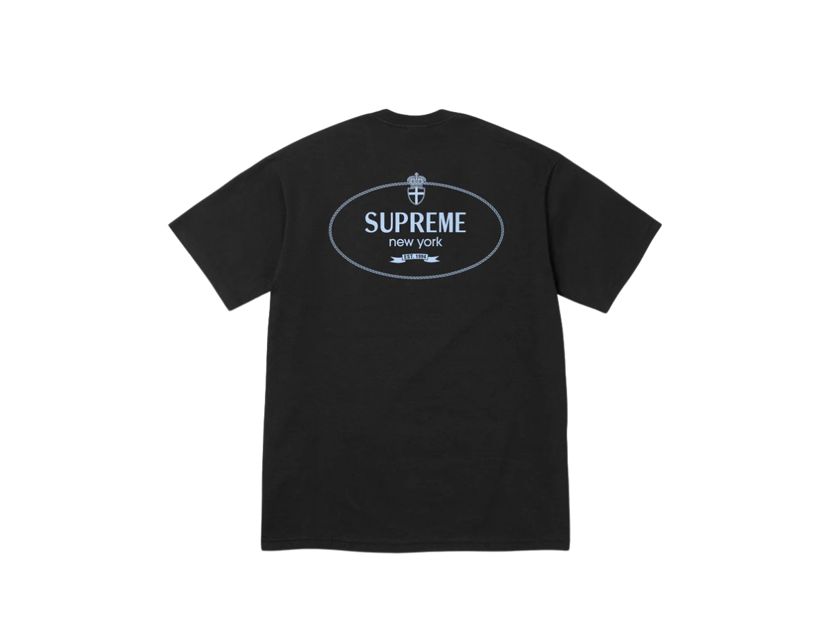 Supreme Crest Tee Black (FW24)