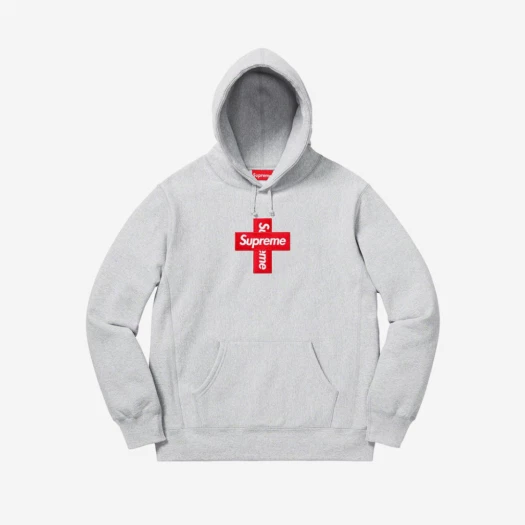 トップス Box Logo Hooded Sweatshirt Heather Grey Buy Supreme Box Logo Hooded Sweatshirt 'Heather Grey