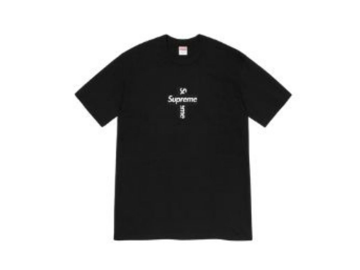 Sasom เสื้อผ้า Supreme Cross Box Logo Tee Black เช็คราคาล่าสุด 