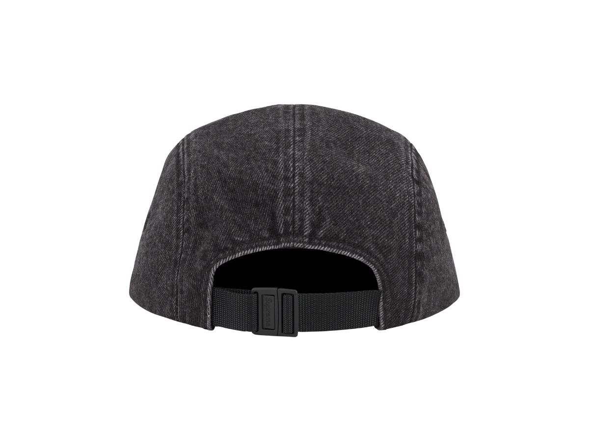 Supreme Frayed Croc Denim Camp Cap (SS25) - $66