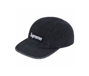 Supreme Denim Camp Cap Black Shop Authentic at SASOM