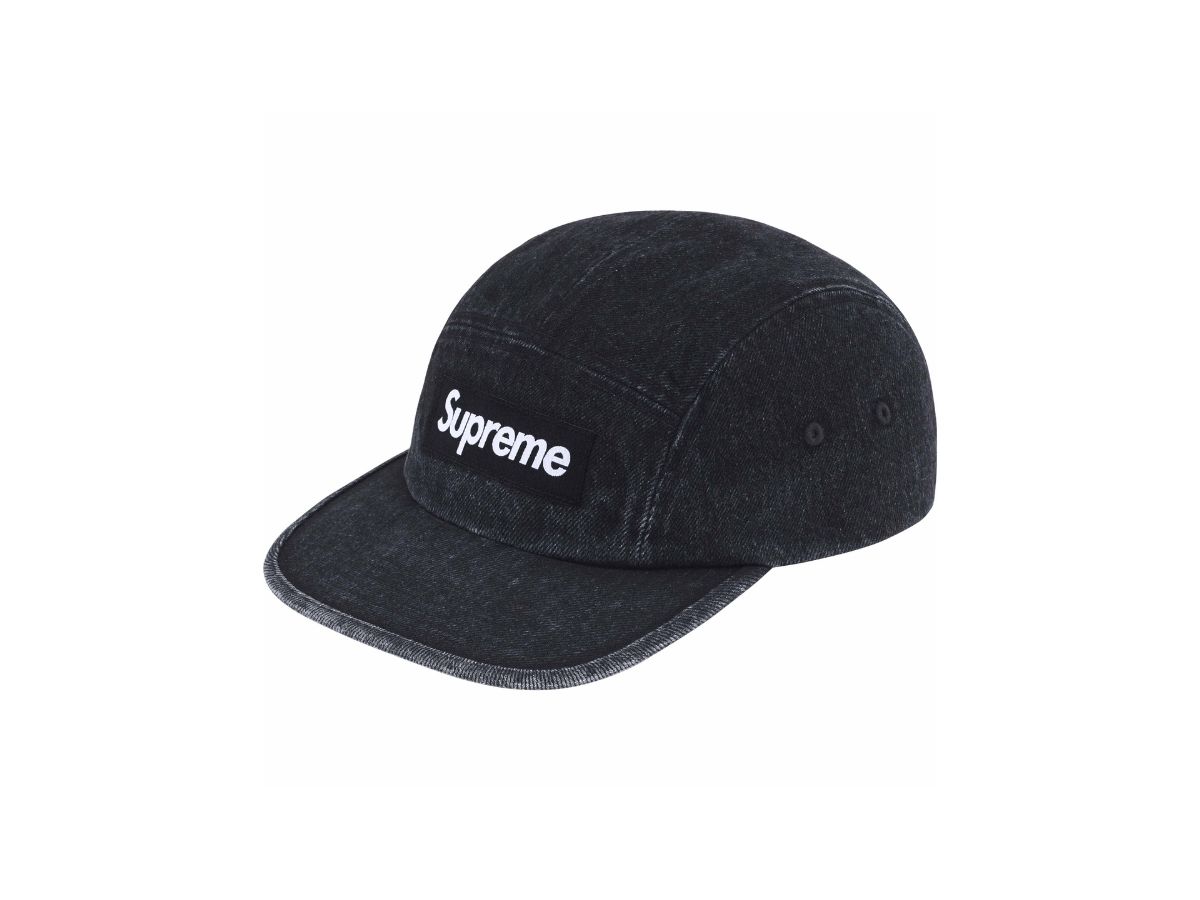 Supreme Denim Camp Cap Black (SS24) Shop Authentic at SASOM