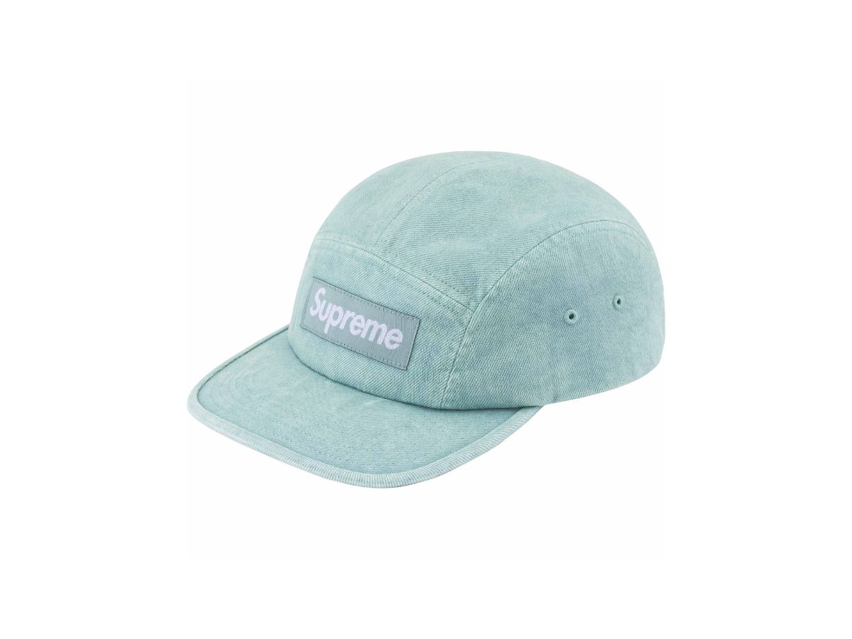 Supreme Denim Camp Cap ミント 24ss Supreme Denim Camp Cap Mint (SS24) Shop Authentic at SASOM