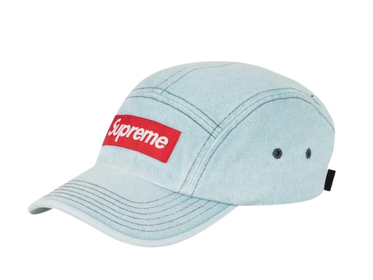 Supreme Denim Camp Cap Washed Blue Shop Authentic at SASOM Supreme Denim Camp Cap Washed Blue Shop Authentic at SASOM