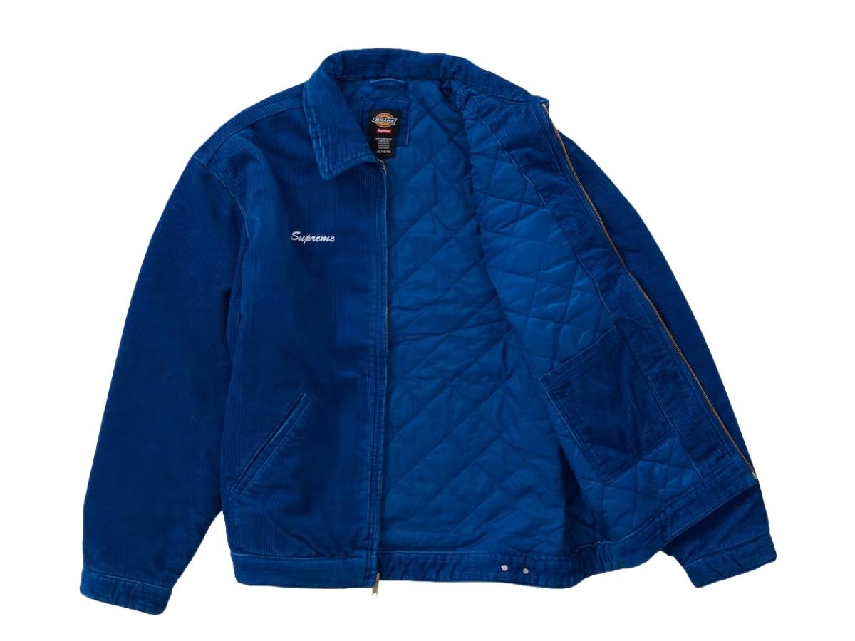 SASOM | apparel Supreme Dickies Corduroy Work Jacket Royal Check