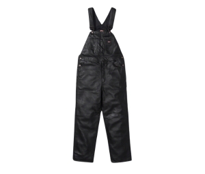 Supreme Dickies Leather Overalls Black