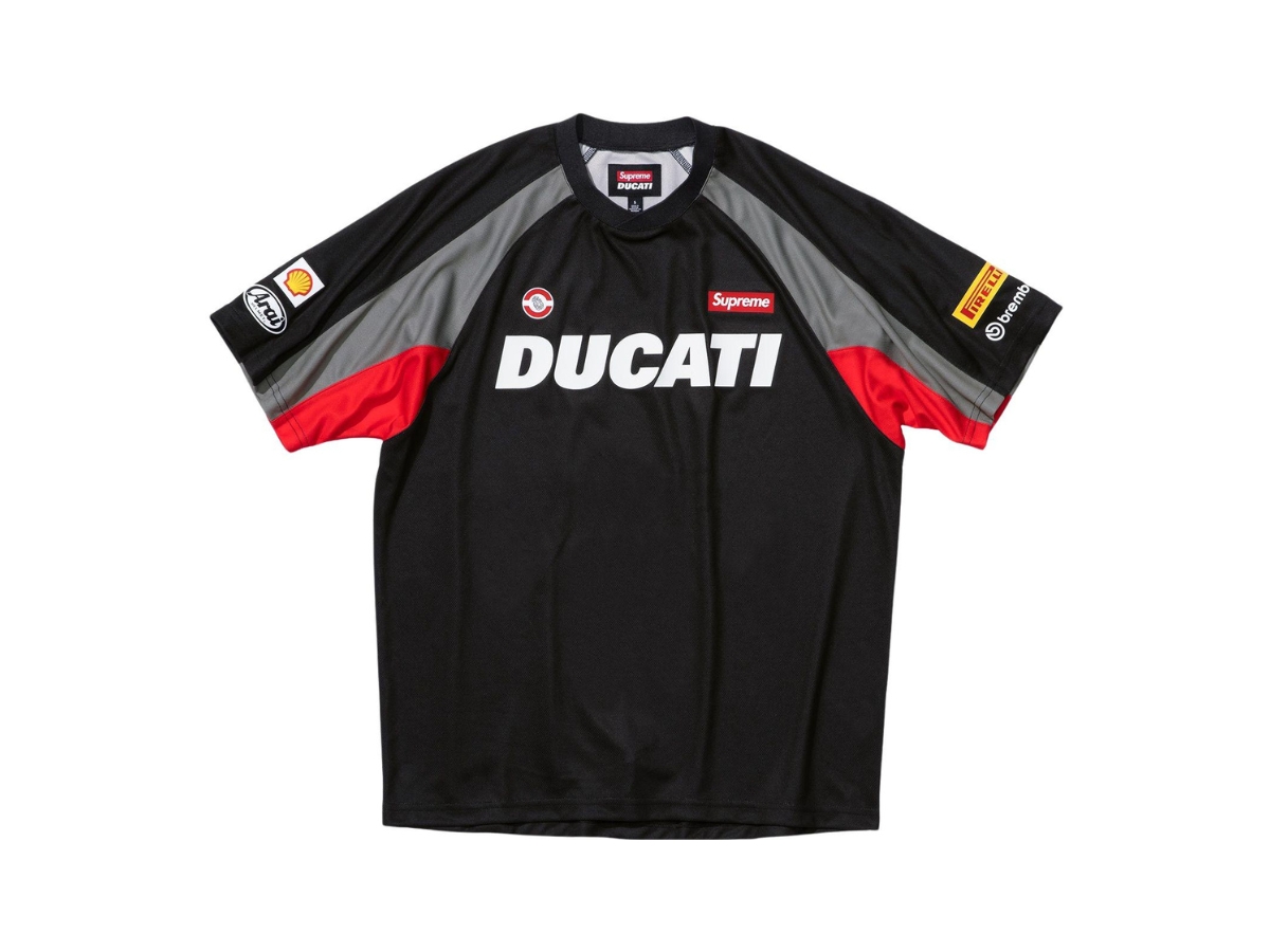 Supreme Ducati Soccer Jersey Black