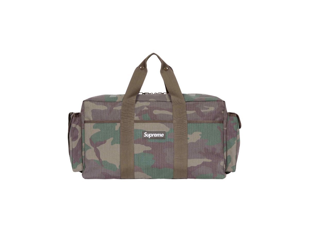 Buy Supreme Duffle Bag Woodland Camo (SS24) | SASOM