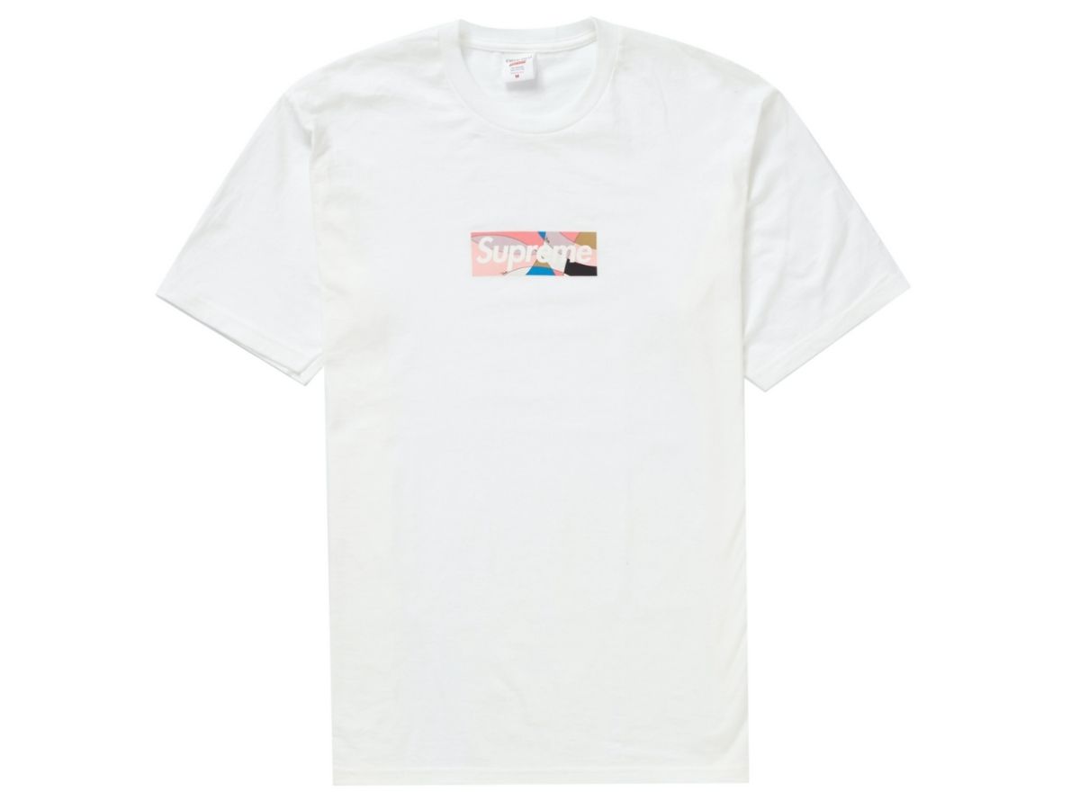 Supreme x Emilio Pucci box-logo T-shirt, White