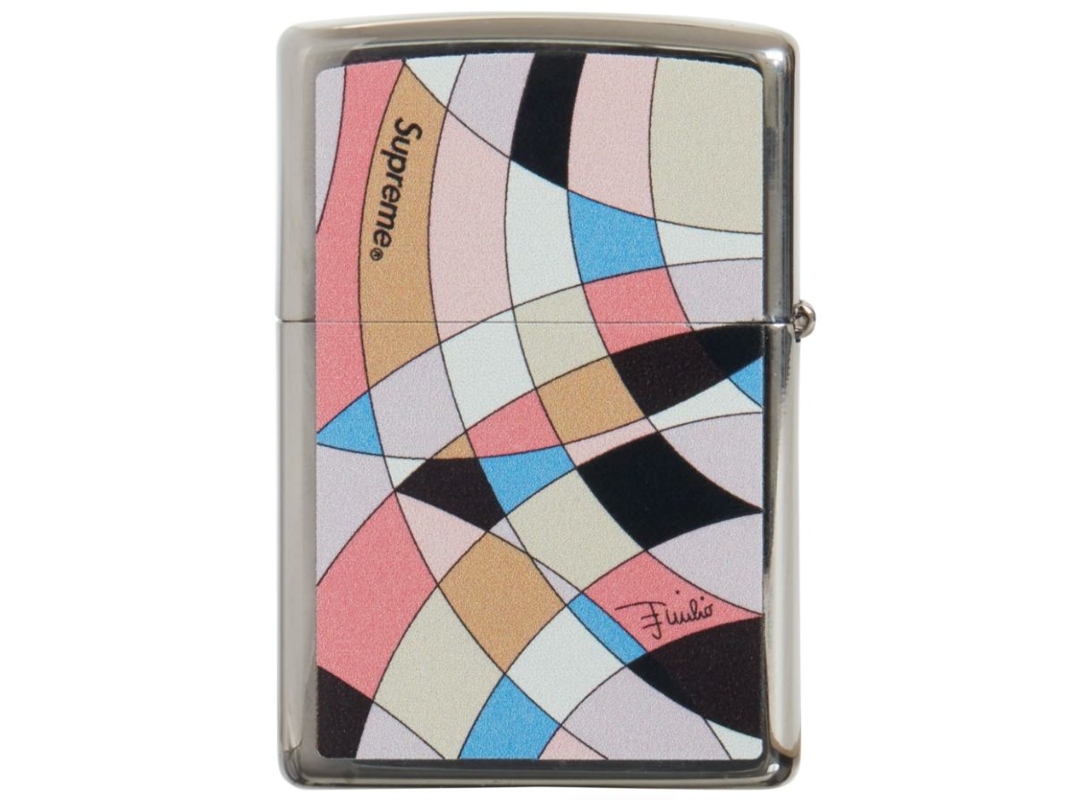 SASOM | เครื่องประดับ Supreme Emilio Pucci Zippo Dusty Pink เช็ค