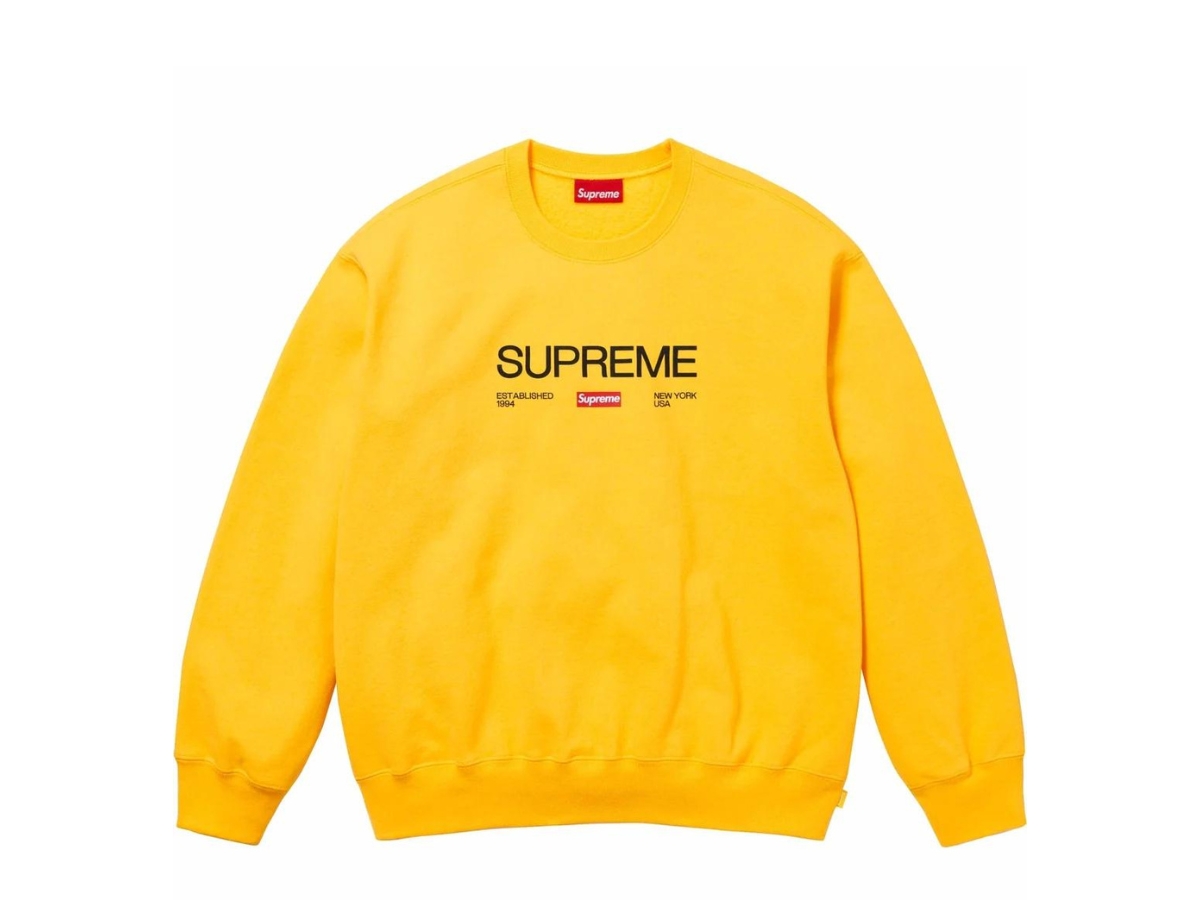 https://d2cva83hdk3bwc.cloudfront.net/supreme-established-crewneck-yellow-ss24-1.jpg