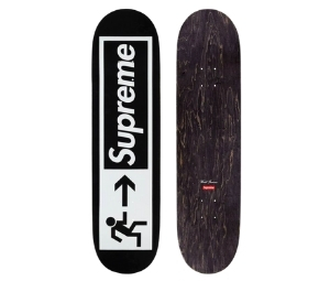 Supreme Exit Skateboard Deck Black
