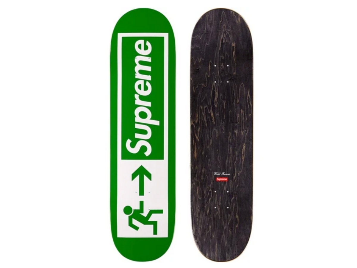 SASOM | accessories Supreme Exit Skateboard Deck Green Check the latest ...