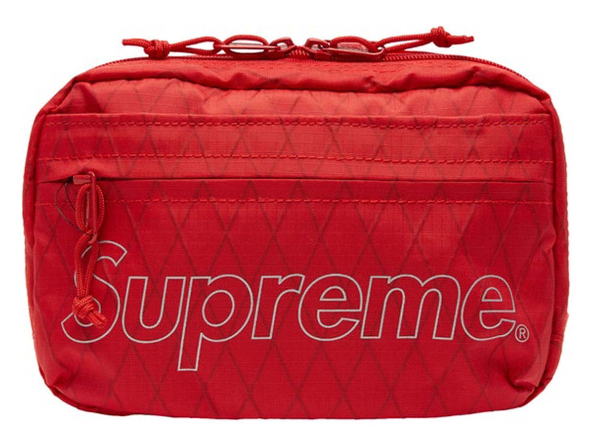SASOM | กระเป๋า Supreme FW18 Shoulder Bag Red เช็คราคาล่าสุด