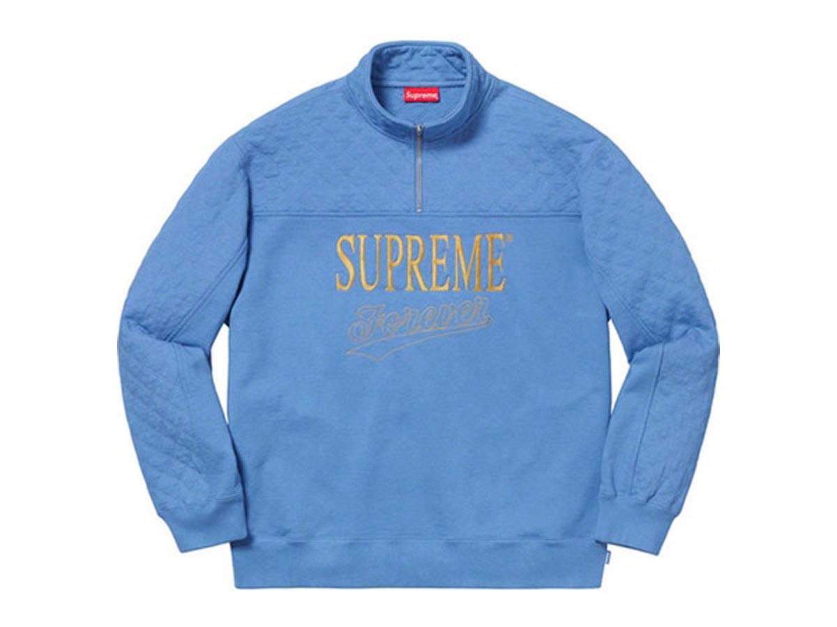 Supreme sup outlet half zip pullover