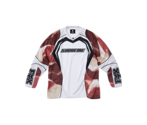 Supreme Fox Racing Jersey White-Red (FW23)