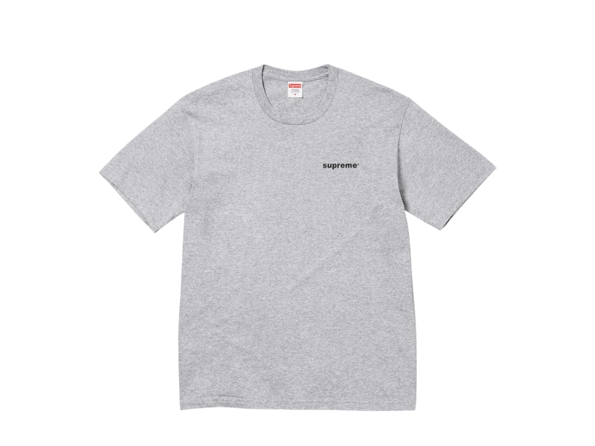 Supreme Fuck Money Tee Heather Grey (FW24)