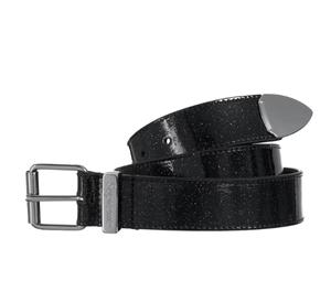 SASOM | accessories Supreme Glitter Vinyl Ranger Belt Black Check