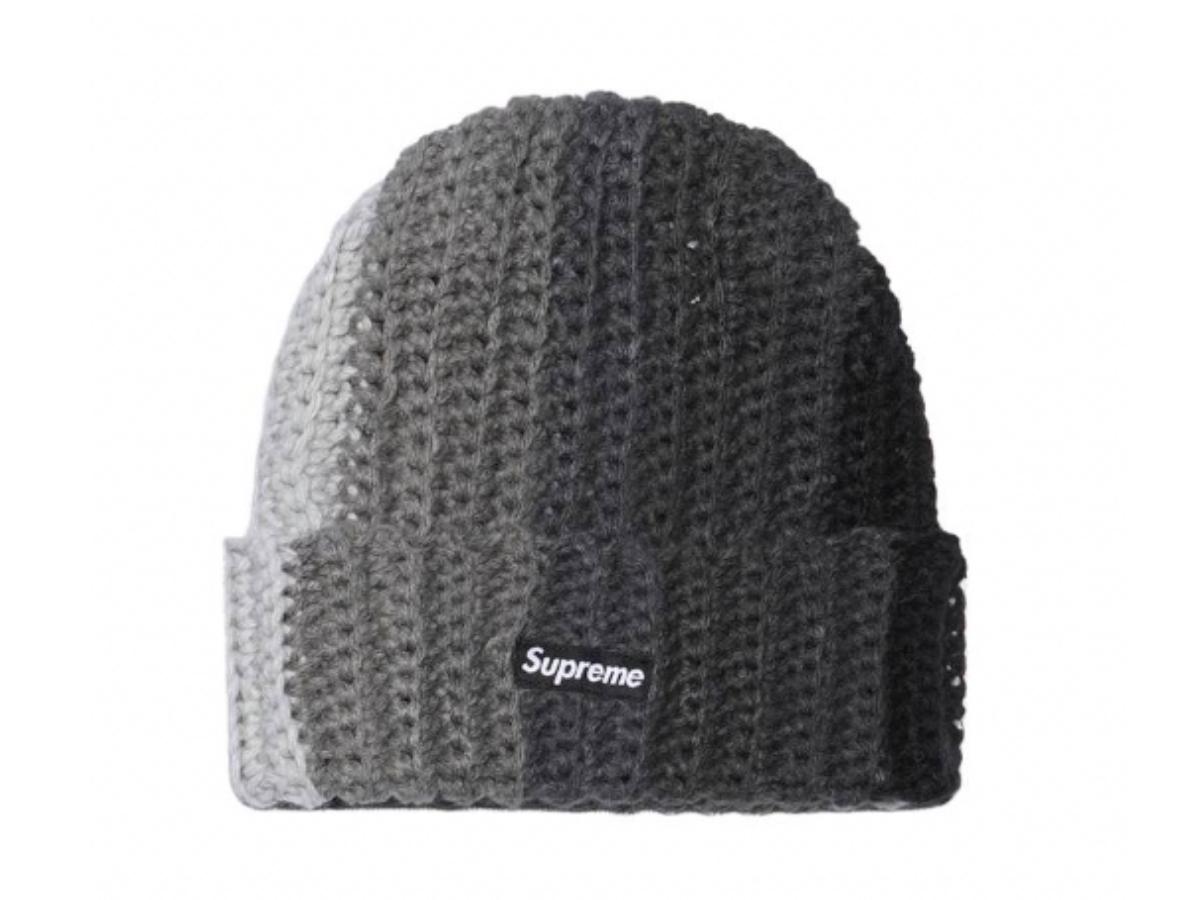 SASOM | accessories Supreme Gradient Crochet Beanie Black