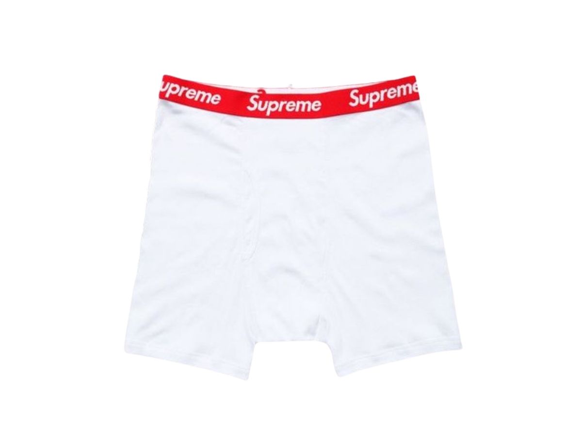 SASOM | apparel Supreme Hanes Boxer Briefs White (4 Pack) Check the ...