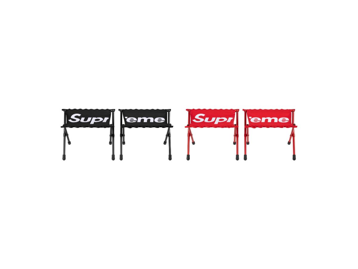 ［新品］Supreme helinox tactical field stool ☆23AW☆Supreme x Helinox Tactical Field Stool (Set of 2