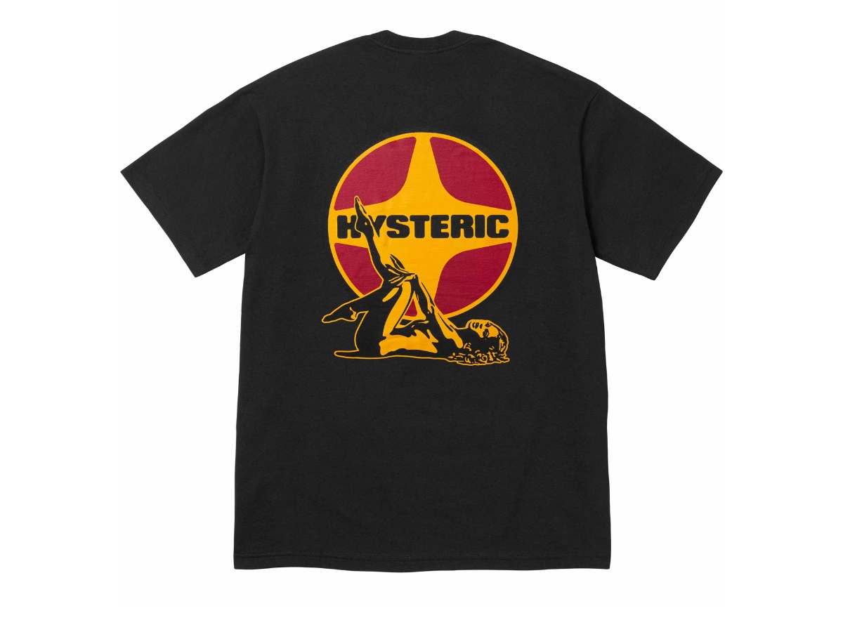 Buy Supreme Hysteric Glamour Pin Up Tee Black (FW24) | SASOM