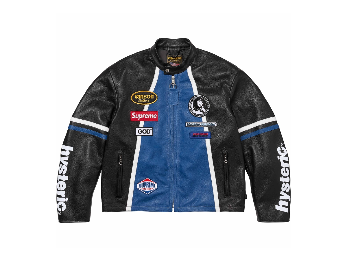 Supreme Hysteric Glamour Vanson Leathers Jacket Black (FW24)