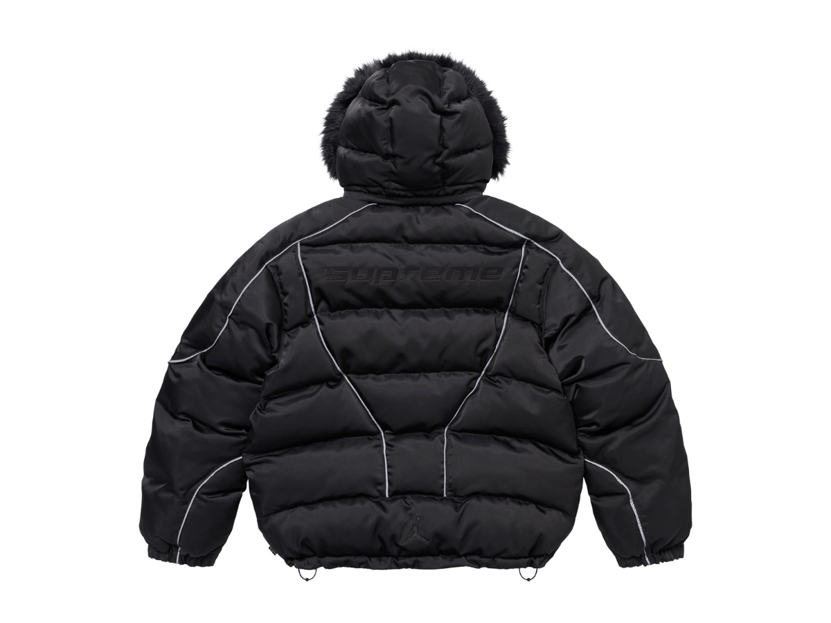 Buy Supreme Jordan Puffer Jacket Black (FW24) | SASOM