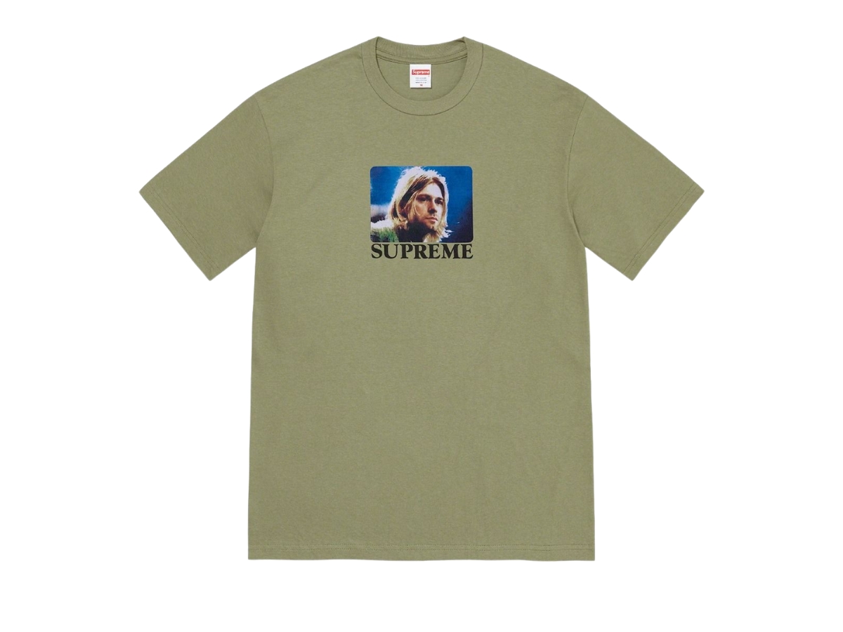 SASOM | เสื้อผ้า Supreme Kurt Cobain Tee Light Olive เช็คราคาล่าสุด