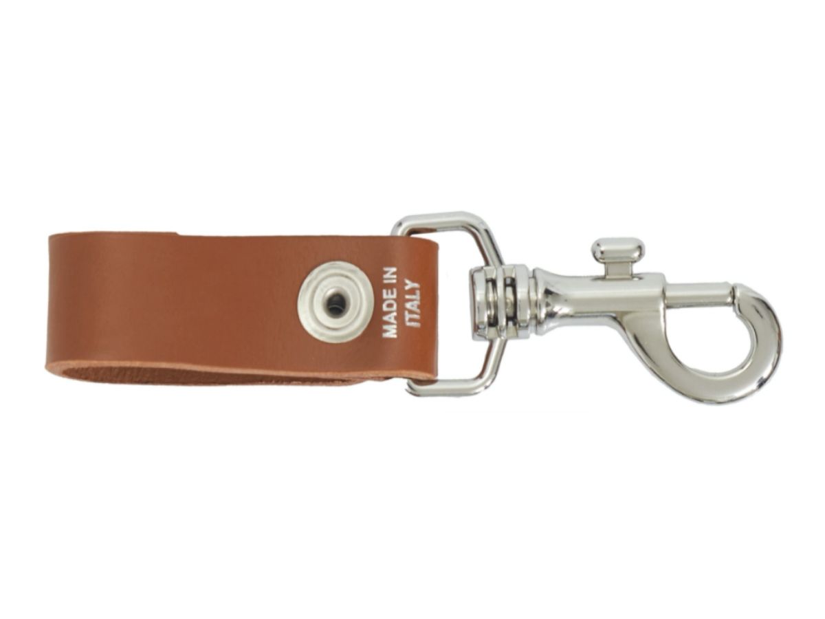 Supreme Leather Key Loop Brown