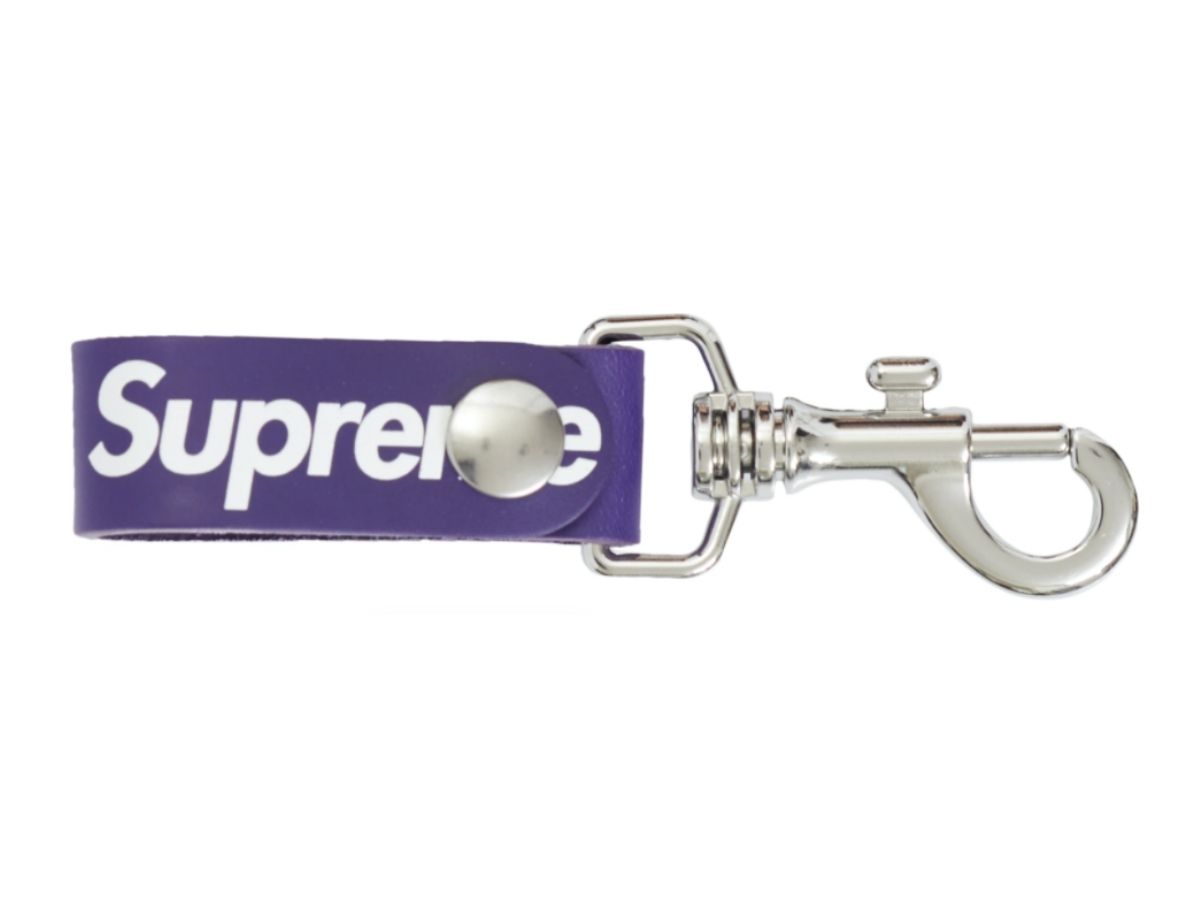 ช้อป Supreme Leather Key Loop Purpleของแท้ที่ SASOM