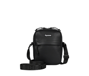 Supreme Leather Shoulder Bag Black (FW23)