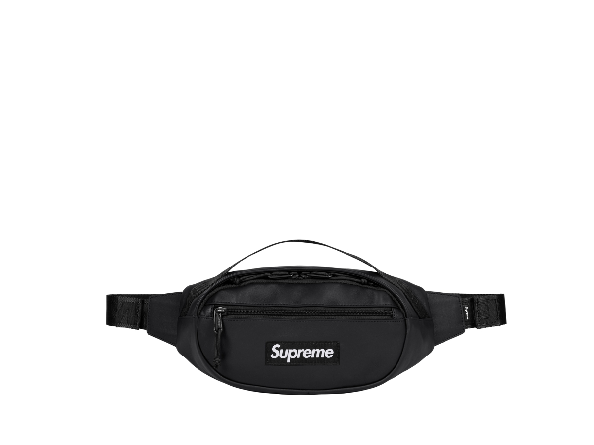 SASOM | bags Supreme Leather Waist Bag Black (FW23) Check the