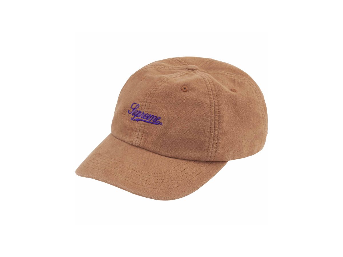 https://d2cva83hdk3bwc.cloudfront.net/supreme-lightweight-moleskin-6-panel-brown-ss24-1.jpg