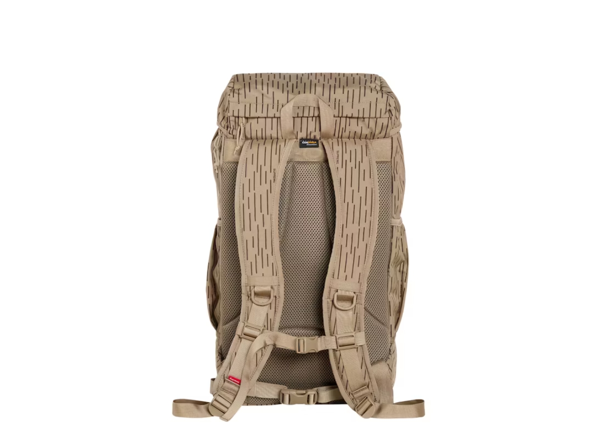 Supreme Logo Backpack Tan Raindrop (FW24) | ของแท้