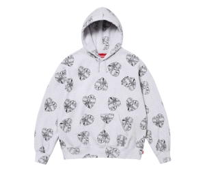 Supreme AOI Stacked Hooded Sweatshirt Ash Grey (FW24)