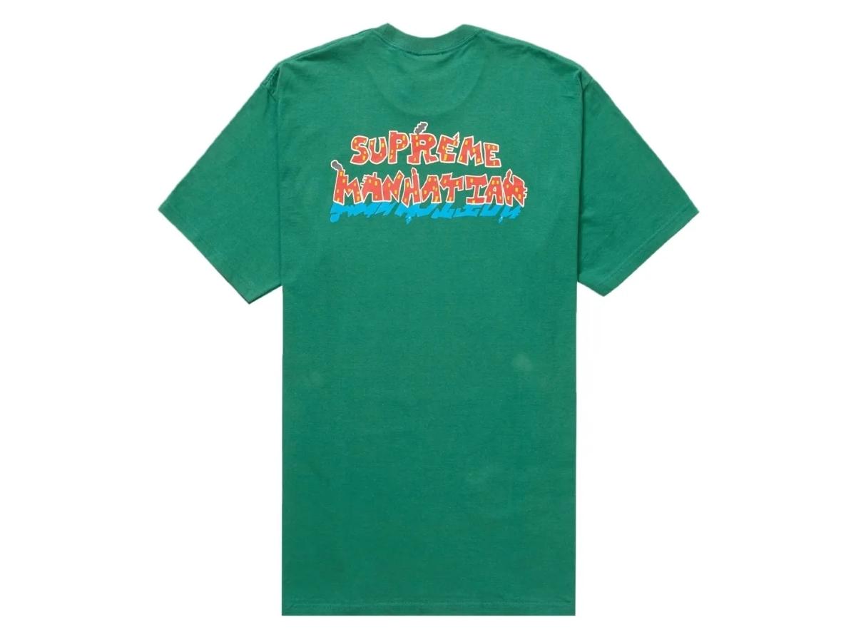 Supreme Manhattan Tee Light Pine Shop Authentic at SASOM