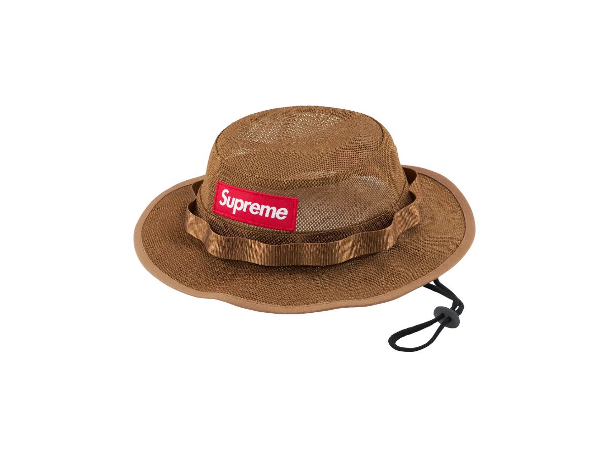 Supreme Mesh Cordura® Boonie\"Sand\" S/M Supreme Mesh Cordura Boonie (SS23) - $64