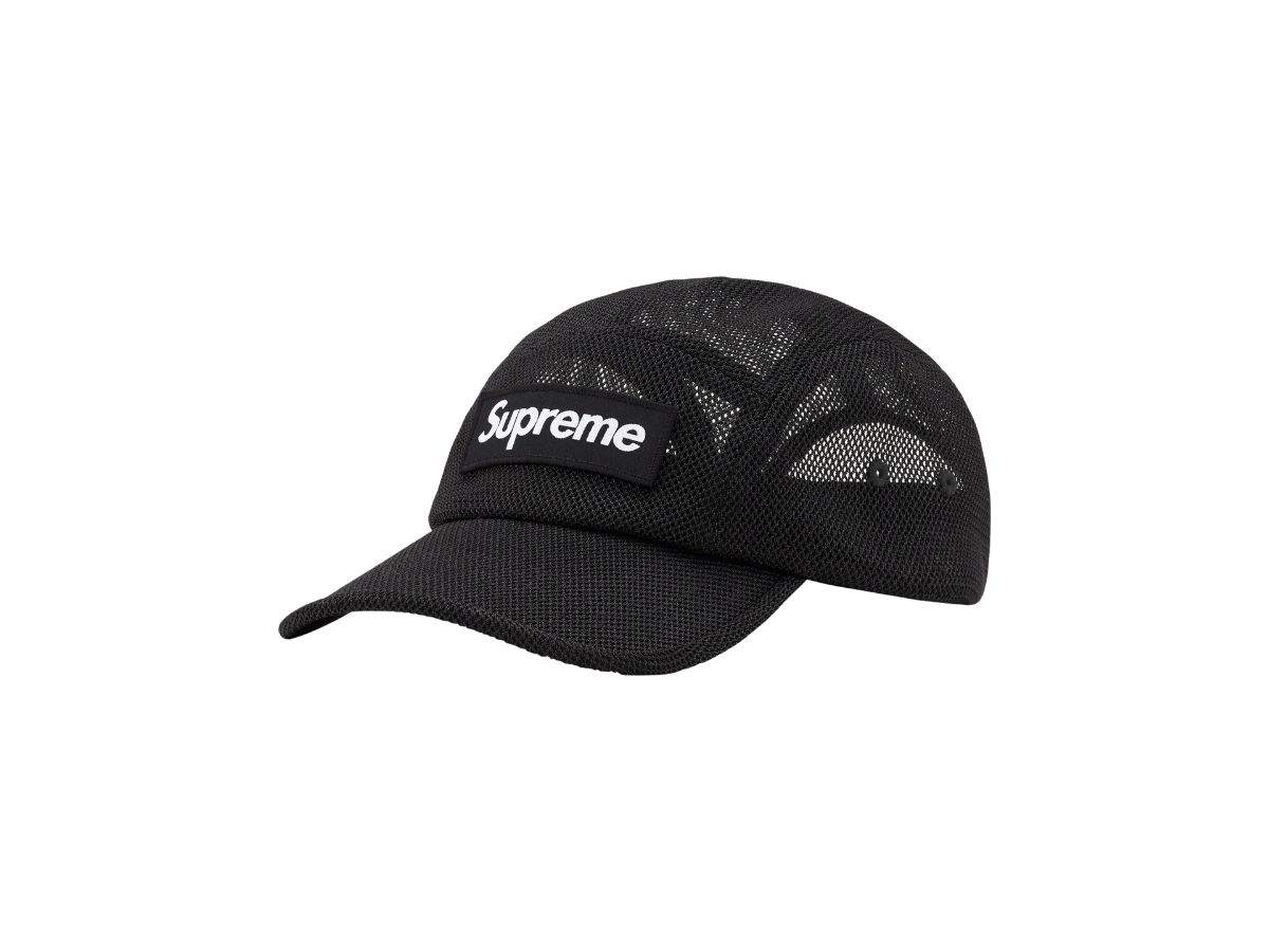 Buy Supreme Mesh Cordura Camp Cap Black (SS23) | SASOM