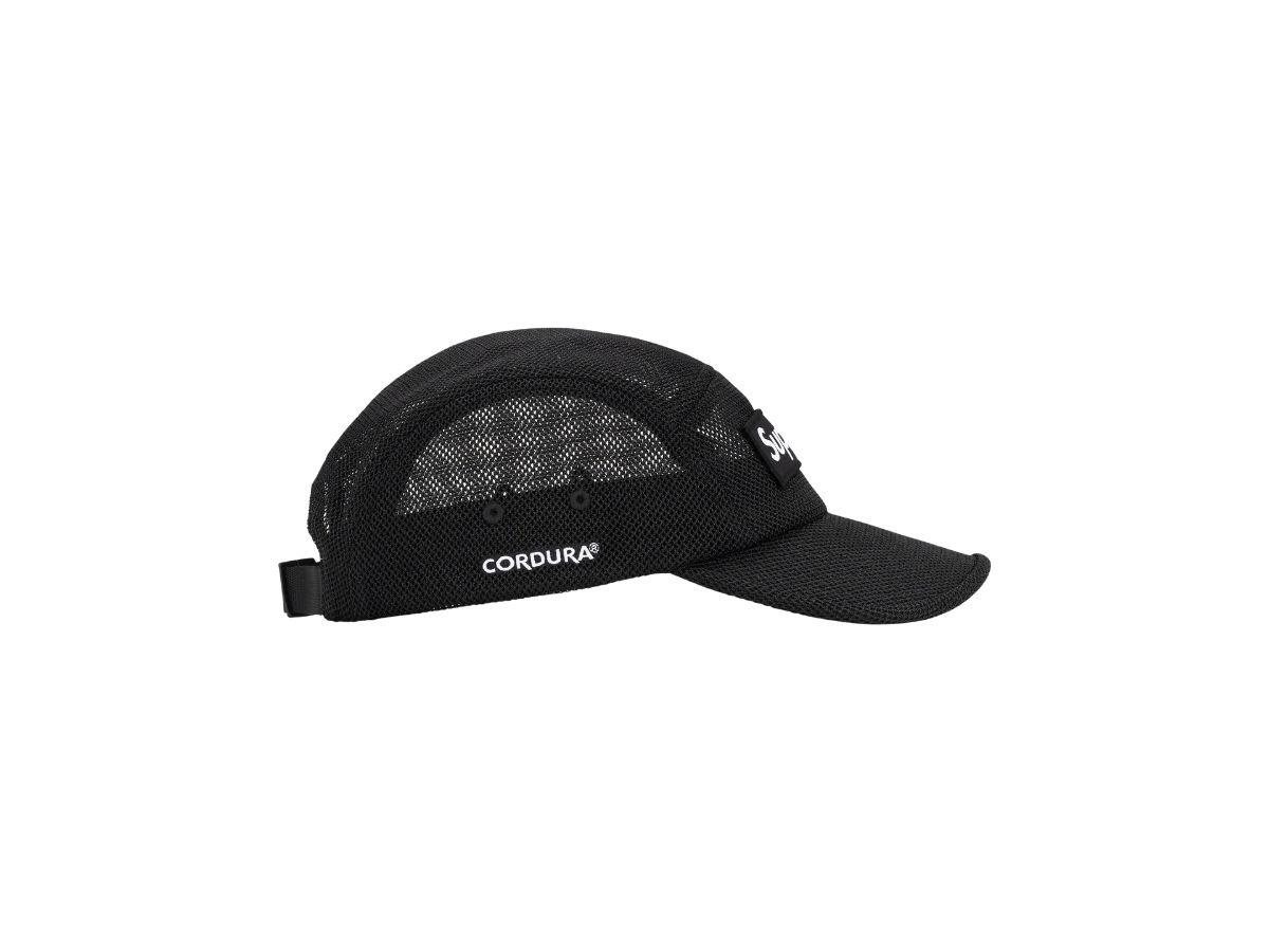 Buy Supreme Mesh Cordura Camp Cap Black (SS23) | SASOM