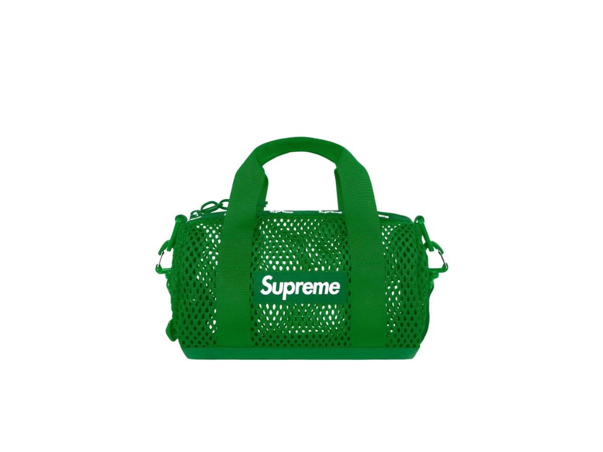 Supreme Mesh Mini Duffle Bag Green | Sasom