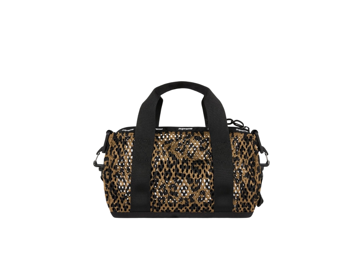 SASOM | bags Supreme Mesh Mini Duffle Bag Leopard Check the latest