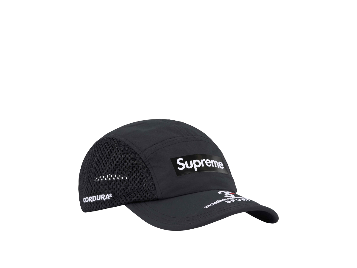 Buy Supreme Mesh Side Panel Camp Cap Black (SS24) | SASOM