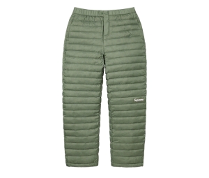 Supreme Crushed Velvet Track Pant Olive