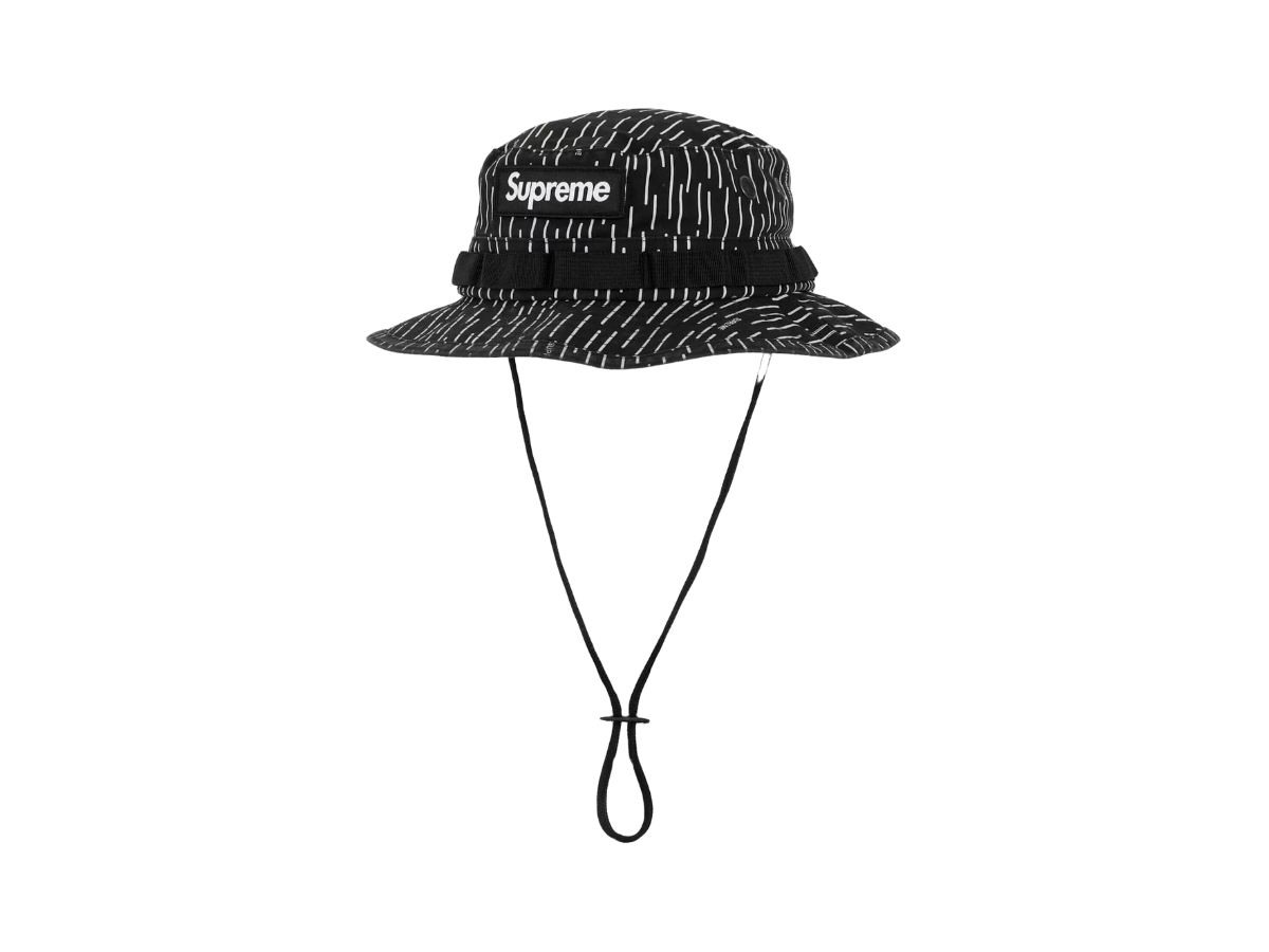 正規品　Supreme Military Boonie ブラック　黒　アメリカ製 Supreme Military Boonie Black