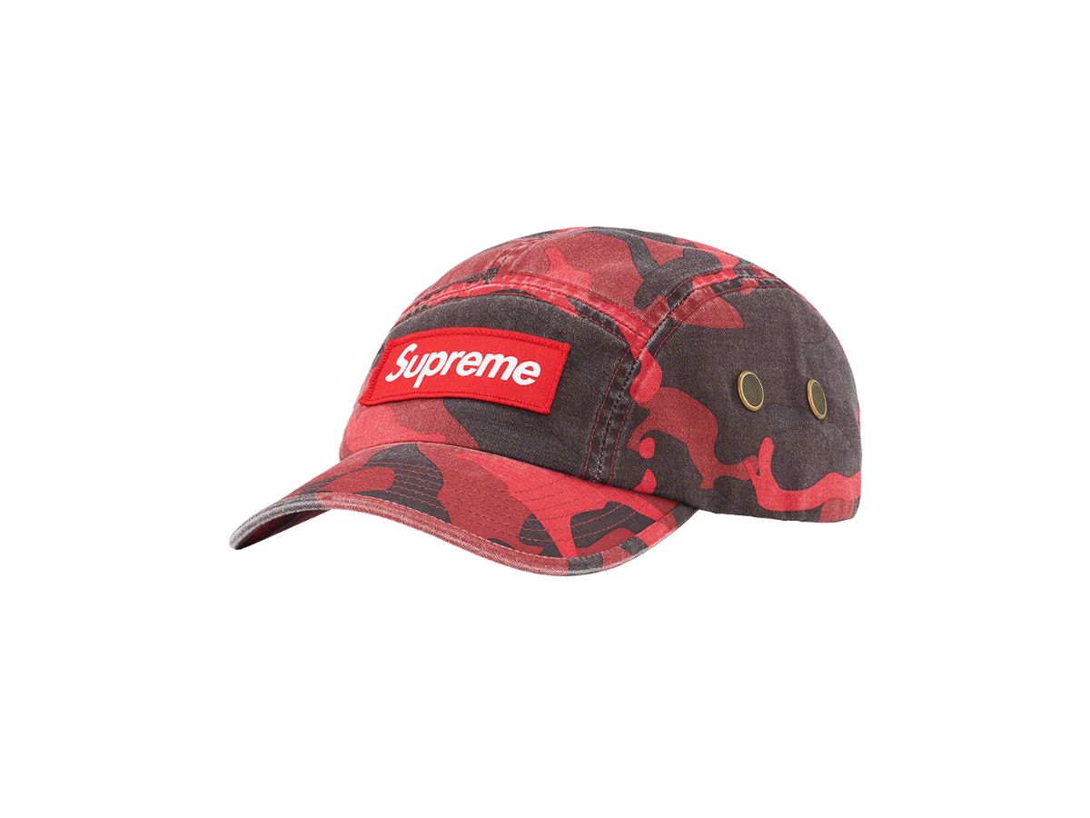 SASOM | เครื่องประดับ Supreme Military Camp Cap Red Camo (SS23) เช็ค ...